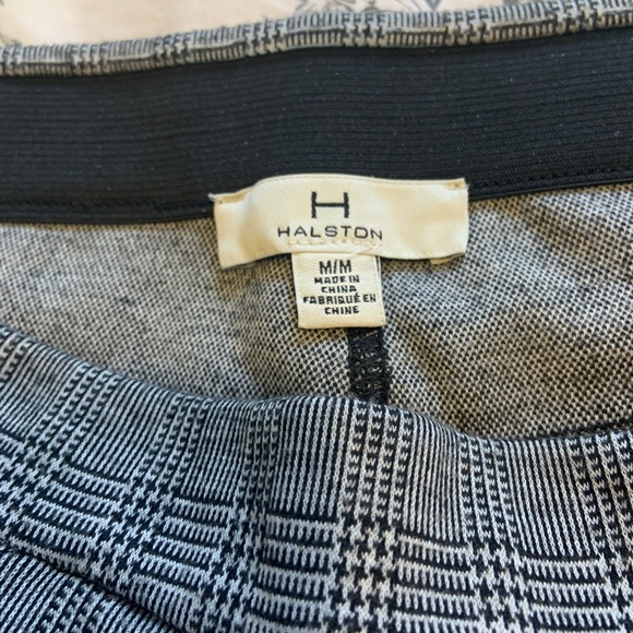 Halston black and white plaid pants - Picture 6 of 6